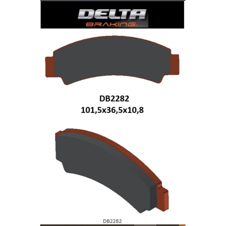 DELTA BRAKING klocki hamulcowe KH726 cf moto c-force 400/450/500/600 '17-21, z-force 950/1000 '18-21, u-force 1000 '19-21 przód…