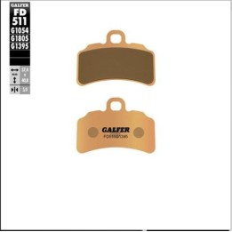GALFER klocki hamulcowe spiek metaliczny (złote) beta evo 125 / 250 / 300 '17-'23, gas gas trial gp 125 / 250 / 280 / 300 '19-,…