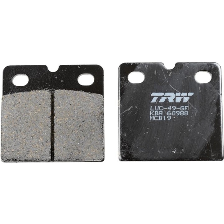 TRW zf klocki hamulcowe KH18 organic bmw r 80 gs / rt K1 / k 100 lt / rs 80-92, triumph bonneville 87-, przód/tył