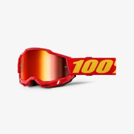 100 PROCENT GOGLE ACCURI 2 YOUTH JUNIOR RED - MIRROR RED LENS