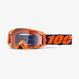 100 PROCENT GOGLE ARMATIC NEON ORANGE - CLEAR LENS