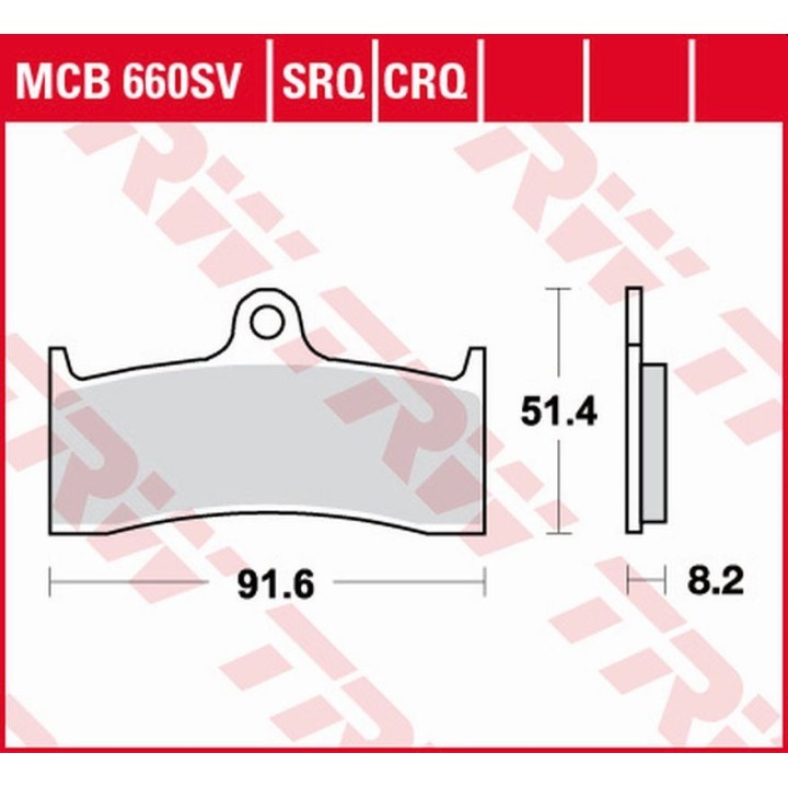 TRW zf klocki hamulcowe KH424 sinter street buell M2/S3/X1 1200 '98-'02, honda cb 1300 '98-'00, kawasaki ZX-7RR '96-'99, mv aug…