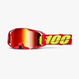 100 PROCENT GOGLE ARMATIC RED - MIRROR RED LENS