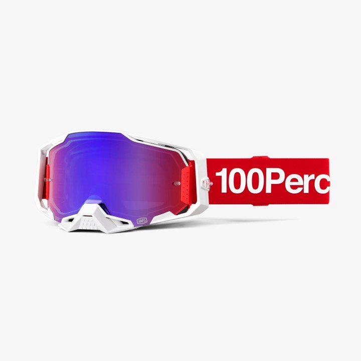100 PROCENT GOGLE ARMEGA CORBIN - MIRROR BLUE/RED LENS