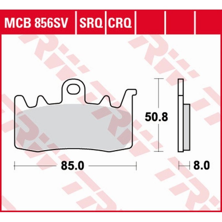 TRW zf klocki hamulcowe KH630 carbon racing bmw r 1200R/RS '14-'18, s 1000XR '17-, r 1200GS/ADV '13-'18, r 1250R/RS '19-, ducat…