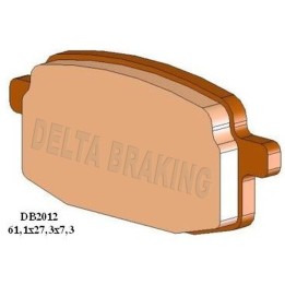 DELTA BRAKING klocki hamulcowe KH169 przód adly silver/fox 50 '01-'05, peugeot clic 50 '08-'11, yamaha ya 100 grand axis '05, y…