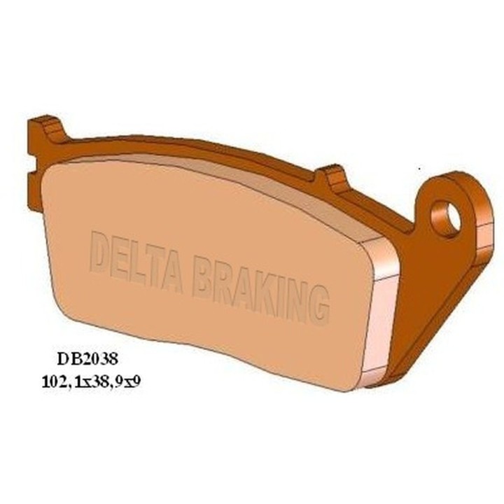 DELTA BRAKING klocki hamulcowe KH14 / KH226 przód bmw c 600/650 '12-'22, cagiva navigator 1000 '00-'05, honda cbr 250 '11-'22,…