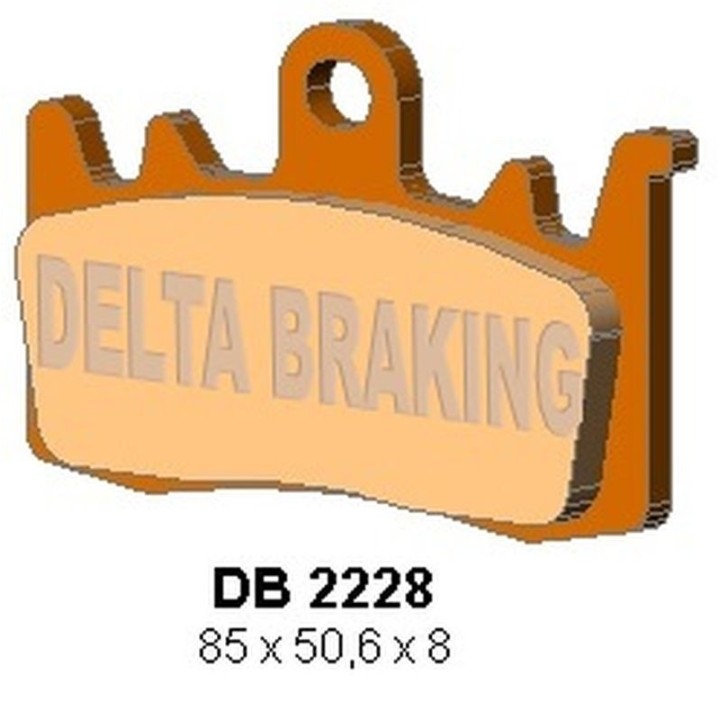 DELTA BRAKING klocki hamulcowe KH630 przód aprilia tuono 1000/1100 '13-'16, caponord 1200 '13-'17, bmw f 800/900R '15-'22, S100…