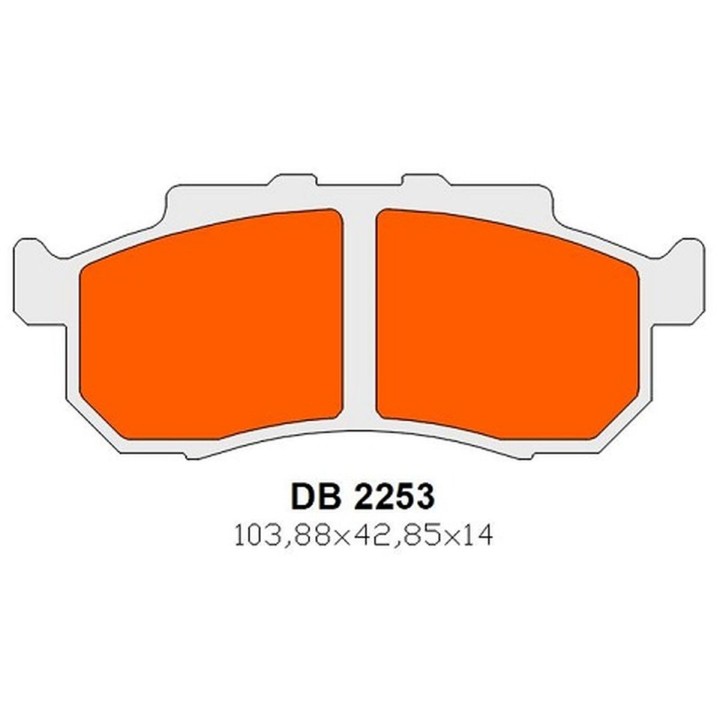 DELTA BRAKING klocki hamulcowe KH476/KH477 przód triumph rocket iii 2500 '19-'22, honda muv 700 big red '09,