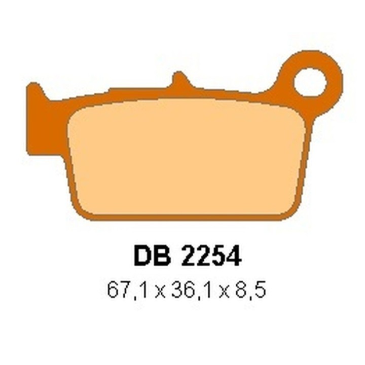 DELTA BRAKING klocki hamulcowe KH367/2 tył beta rr 50/125 '08-'15, 200 urban '08-'15, 200 rr '20-'23, 250 rr '13-'22, 300 rr '1…