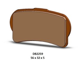 DELTA BRAKING klocki hamulcowe KH644 przód gas gas txt 125 '13-'17, txt 250/280/300 '13-'19, montesa 4/4RT '14-'22, 300 rr '16-…