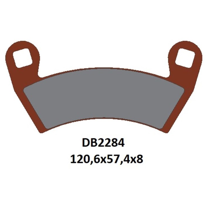 DELTA BRAKING klocki hamulcowe KH656 przód polaris ranger electric '16-'22, sportsman 325 '14-'15, ranger 570 '14-'22, ranger/r…