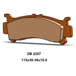 DELTA BRAKING klocki hamulcowe KH702 prawy przód honda sxs 1000 pioneer '16-'22, xsx 1000 talon '19-'22
