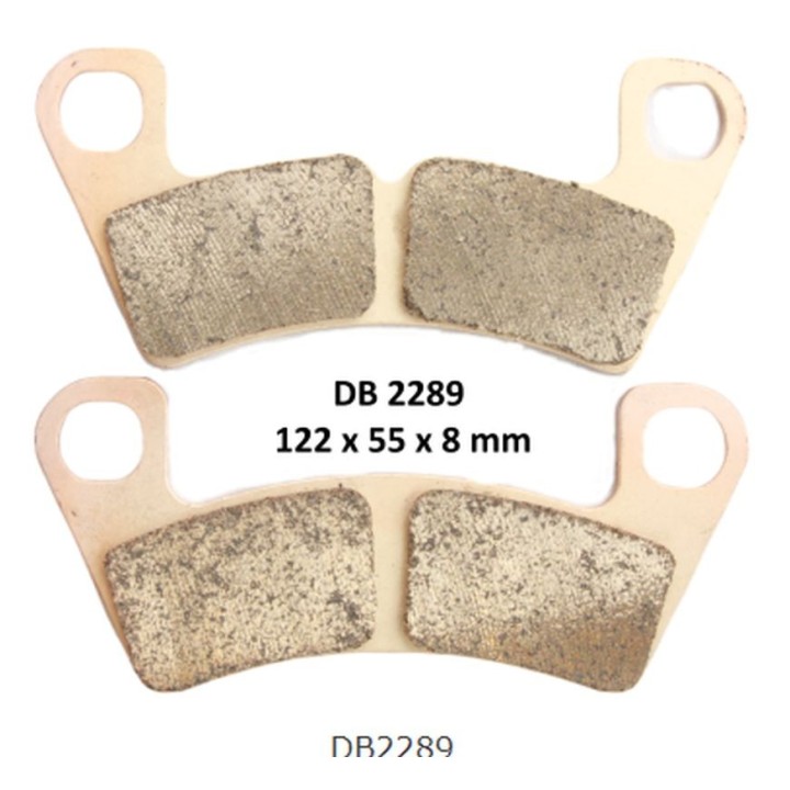 DELTA BRAKING klocki hamulcowe KH740 przód arctic cat prowler 812 pro '19-'21, wildcat 1000 '19-'21, cushman hauler diesel '19-…