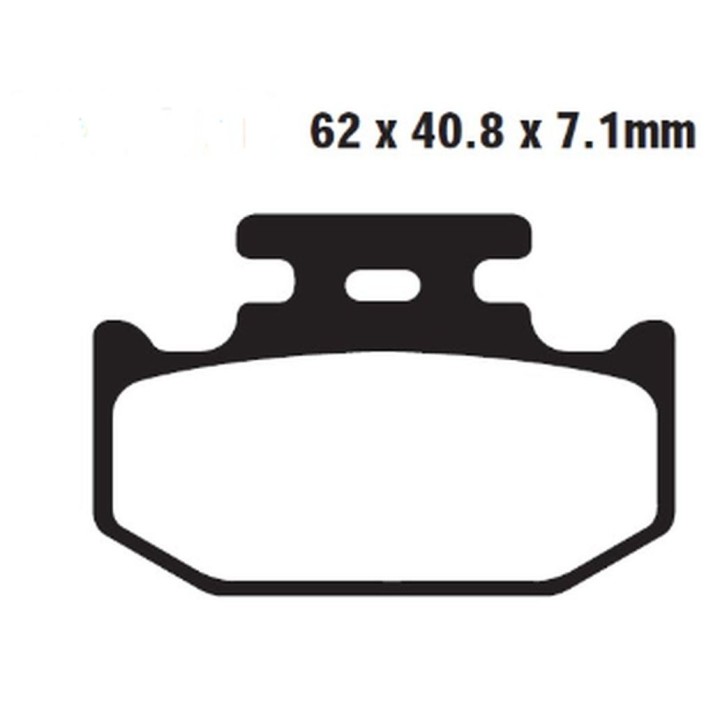 DELTA BRAKING klocki hamulcowe KH497 hamulec postojowy / parking brake yamaha yxc 700 viking '15-'22, yxm 700 wolverine/viking…