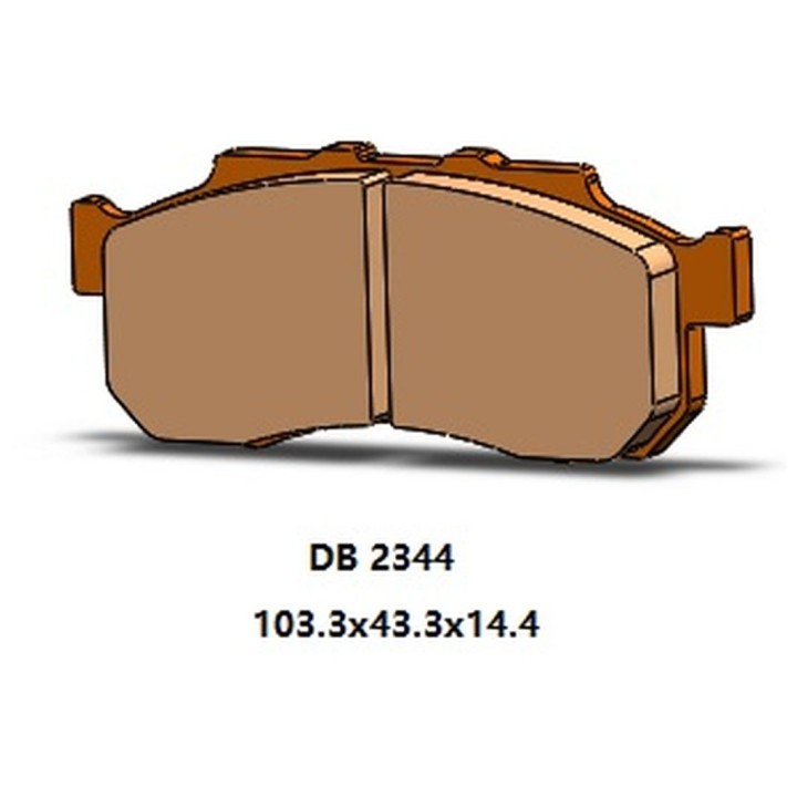 DELTA BRAKING klocki hamulcowe KH712 przód honda sxs 500 pioneer '15-'22, sxs 520 pioneer '21-'22, sxs 700 pioneer '16-'22