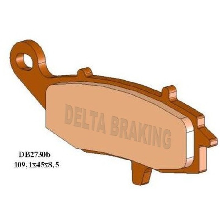DELTA BRAKING klocki hamulcowe KH229 przód lewa tarcza kawasaki ER-6F '06-'16, kle 650 '10-'14, kle 650 versys '07-'16, zr 750/…