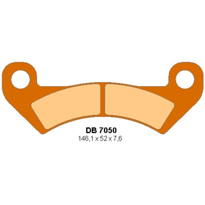 DELTA BRAKING klocki hamulcowe przód john deere xuv 325/825/850/855 gator '10-'11, hpx gator '10-'11