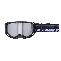 KENNY RACING GOGLE MODEL PERFORMANCE LEVEL 1 BLACK - CLEAR LENS