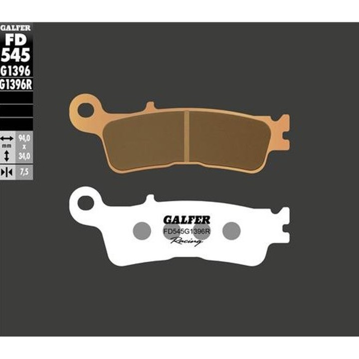 GALFER klocki hamulcowe KH755 spiek metaliczny (złote) racing przód fantic xx 125; xef/xxf 250/450; xex 250 '22-; yamaha yz 250…
