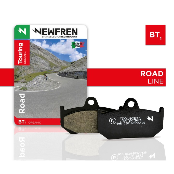 NEWFREN klocki hamulcowe przód KH181 (touring organic) brembo przód