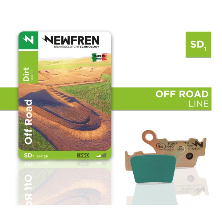NEWFREN klocki hamulcowe tył KH368 (dirt sinter) brembo tył