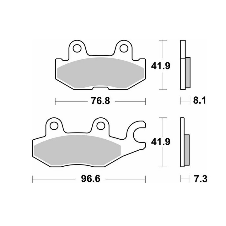 SBS klocki hamulcowe KH674 off-road sinter