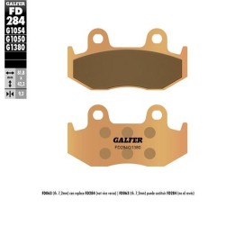 GALFER klocki hamulcowe KH323 spiek metaliczny (grubość 9,2 mm)