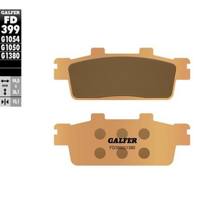 GALFER klocki hamulcowe KH427 spiek metaliczny scooter