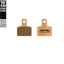 GALFER klocki hamulcowe KH495 spiek metaliczny (złote) trial