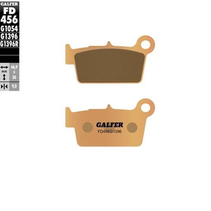 GALFER klocki hamulcowe KH367/2 spiek metaliczny (złote) off road
