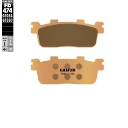 GALFER klocki hamulcowe KH607 spiek metaliczny (złote) scooter