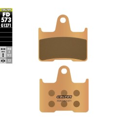 GALFER klocki hamulcowe KH254 spiek metaliczny (złote) street bmw m 1000 r '23-'24; m 1000 rr '21- tył