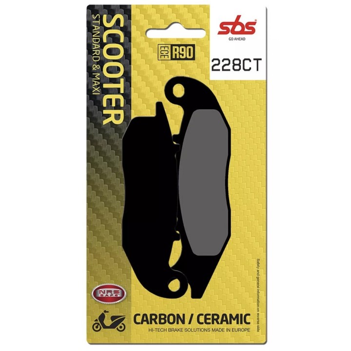 SBS klocki hamulcowe KH465 carbon tech ajp PR3/PR4/PR5 '13-,DERBI terra/city cross 125 '08-'16, honda crf 250L/M/R '13-, piaggi…