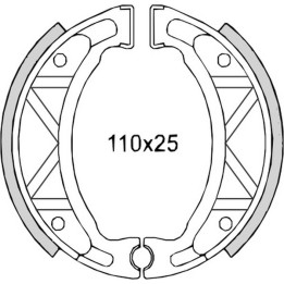 BRENTA szczęki hamulcowe SH503 yamaha cygnus 125 '95-'02, neos 50 '97-'09, sr 125 '82-'02, tt 225 '86-'04, yfa 125 '91-'93, yfm…