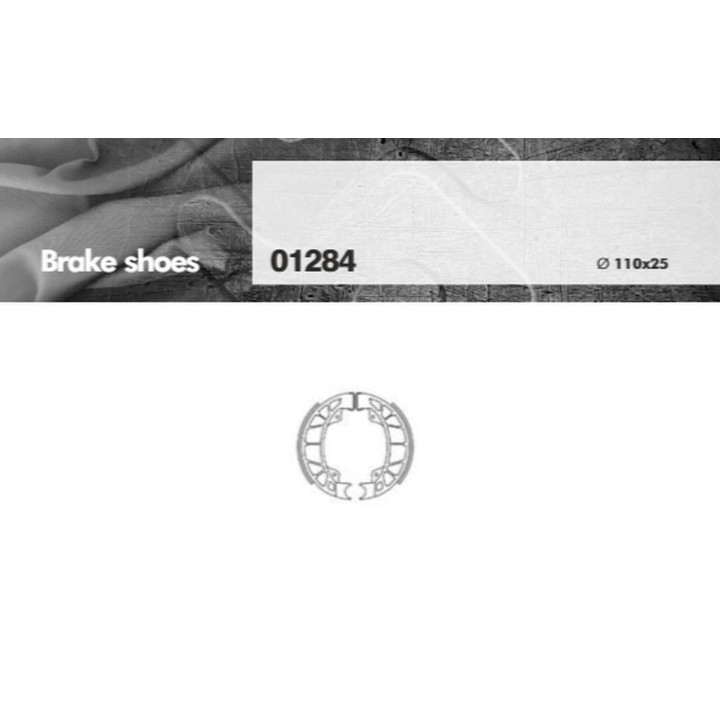 BRENTA szczęki hamulcowe derbi 50 gilera runner / typhoon, piaggio zip / hexagon (110x25mm) (ft 1284)