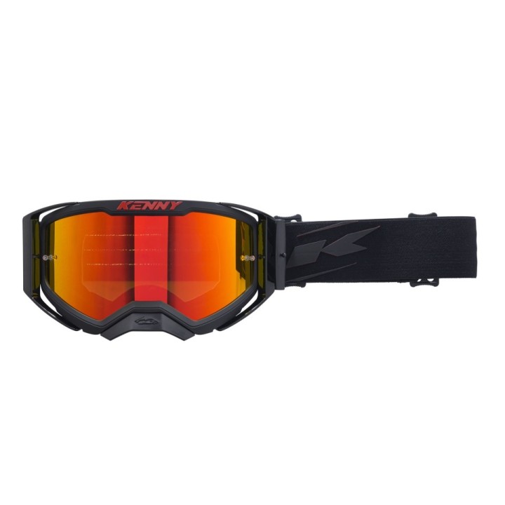KENNY RACING GOGLE PERFORMANCE EVO 2 BLACK-MIRROR-LUSTRO
