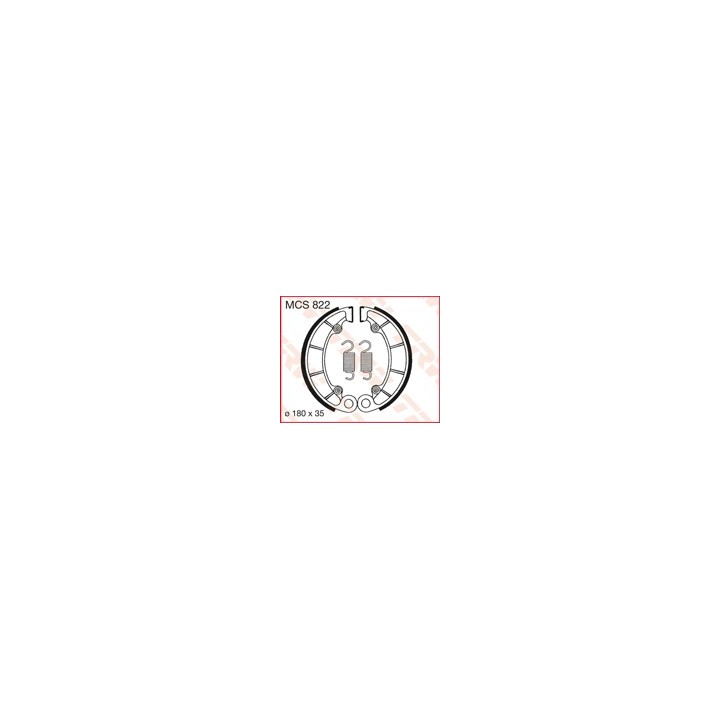 TRW zf szczęki hamulcowe (180X35MM) (H343)