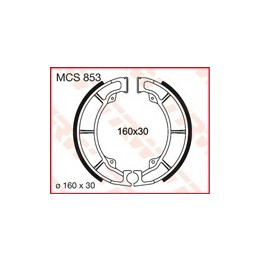 TRW zf szczęki hamulcowe (160X30MM) (K705) kawasaki el/gpz/er/z/zl