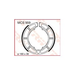 TRW zf szczęki hamulcowe (180X36MM) (S626)