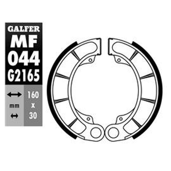 GALFER szczęki hamulcowe tył SH351 honda fes 250 foresight '97-'01, pantheon 125/150 '98-'02, ps 250 '04-, trx 420 fourtrax/ran…