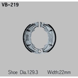 VESRAH szczęki hamulcowe yamaha yz 125 '76-'83, yz 250 '74-'80, yz 400 '76-'79 (przód) (made in japan)