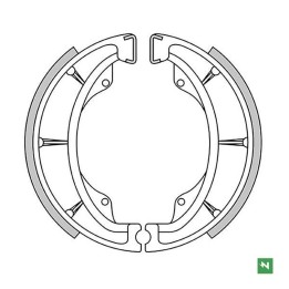 NEWFREN szczęki hamulcowe tył kawasaki klr 600 '84-'94, kx 500/250 '82-'86, kx 125 '74-'80, kh 125 '82-'98, bn 125 eliminator '…