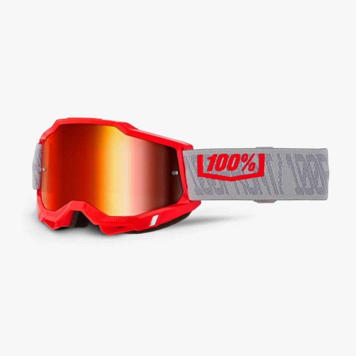 100 PROCENT GOGLE ACCURI 2 GATORBACK - RED MIRROR LENS