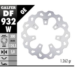 GALFER tarcza hamulcowa przód harley-davidson (300X124,5X5) (koło harley davidson chiser lub slicer '09-'18)