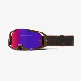 100 PROCENT GOGLE ARMATIC SALCEDO - SILVER MIRROR LENS - - SZYBKA SREBRNE LUSTRO