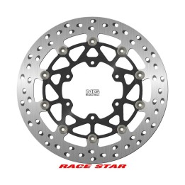 NG tarcza hamulcowa przód race star premium suzuki gsx-r 1000 '17-'22 (320X102X5MM) (6X8,25MM) pływająca (środek aluminiowy, po…