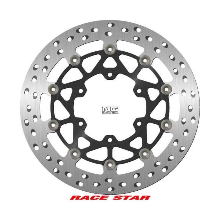 NG tarcza hamulcowa przód race star premium suzuki gsx-r 1000 '17-'22 (320X102X5MM) (6X8,25MM) pływająca (środek aluminiowy, po…
