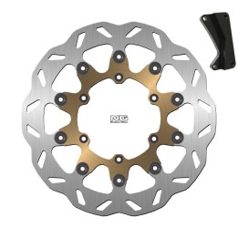 NG tarcza hamulcowa z adapterem 320MM (318X118X5MM) oversize SM suzuki dr-z 250 / 400 '00-'09 , rm 125 / 250 '96-'10 , yamaha y…