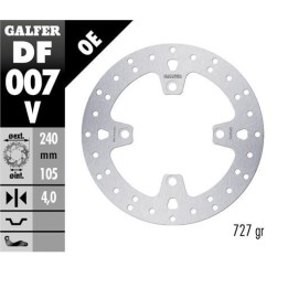 GALFER tarcza hamulcowa tył honda xl 600/650/700V transalp '91-'07; cb 500 '97-'05; CB750 '92-'02; cb 900 hornet '02-'07; buell…